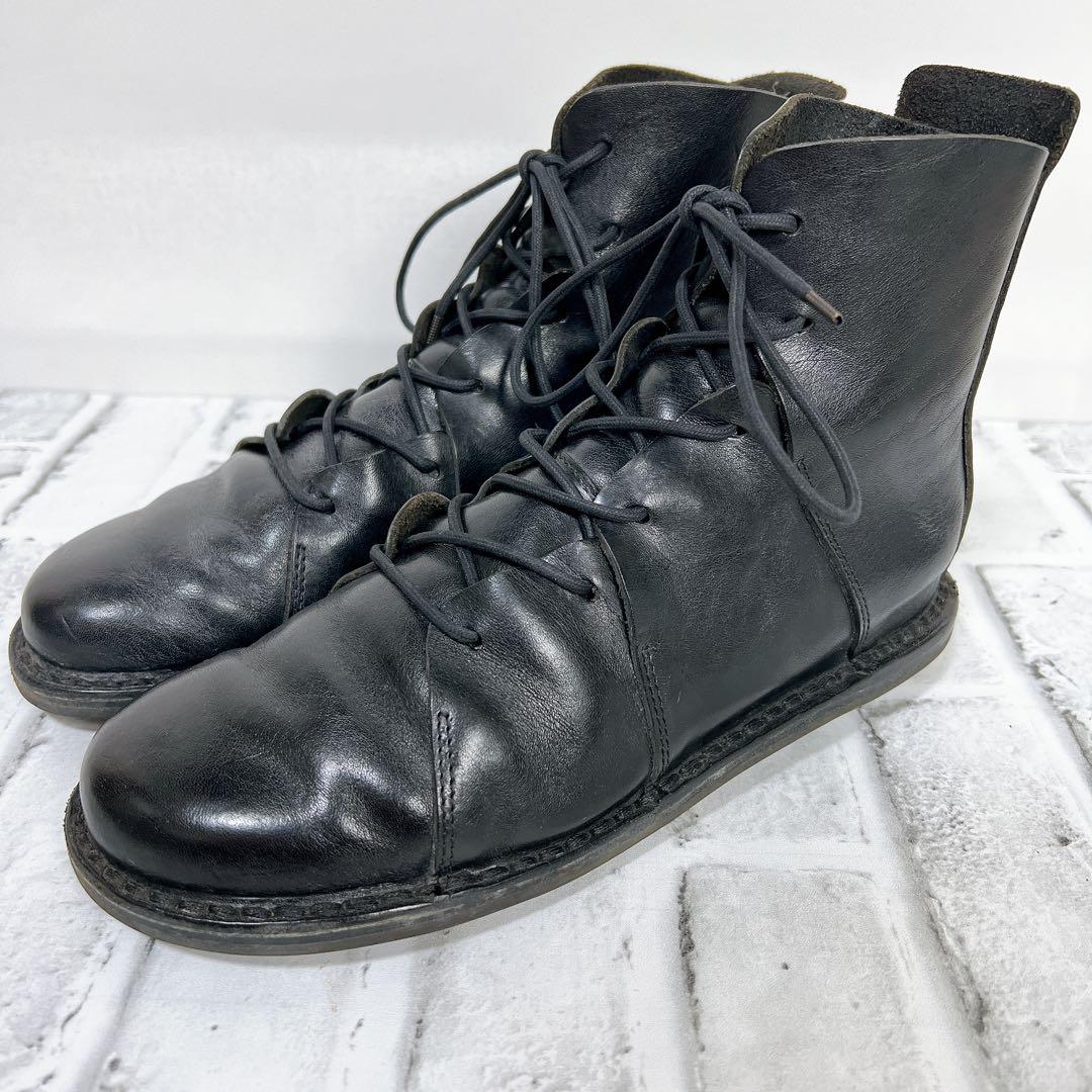trippen トリッペン NOMAD ノマド レザーブーツ レースアップ 黒