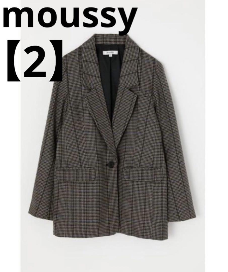 ♢moussy♦︎チェックジャケット♡テーラードジャケット