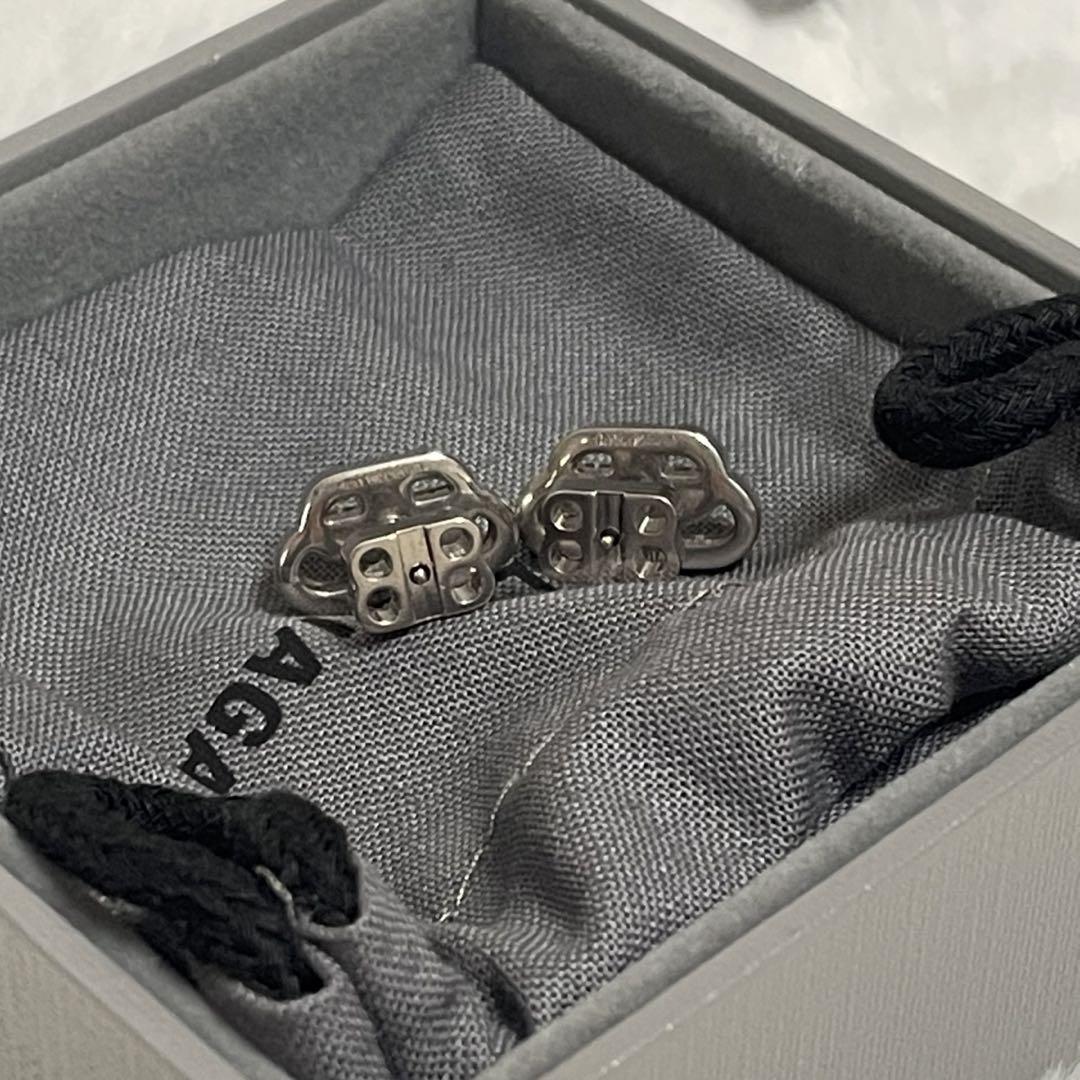 バレンシアガ BALENCIAGA BBロゴスタッドピアス BB XS STUD