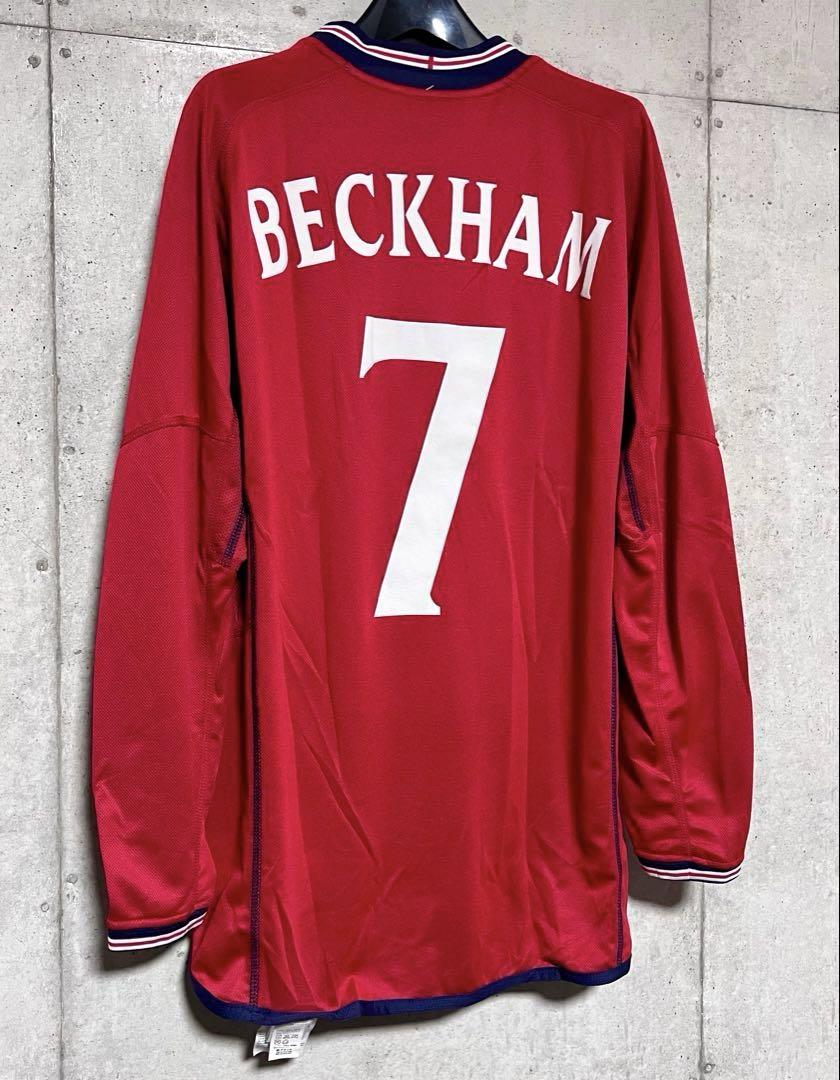【新品/タグ付き】2002日韓W杯 イングランド代表 ♯7 ベッカム【Lサイズ】