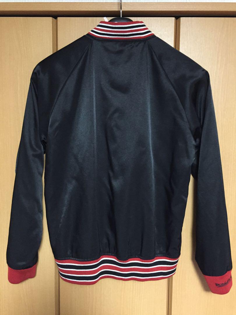 NBA マイアミ・ヒート スタジャン ミチェル&amp;ネス Mitchell & Ness アロンゾ・モーニング ブラック マイアミ