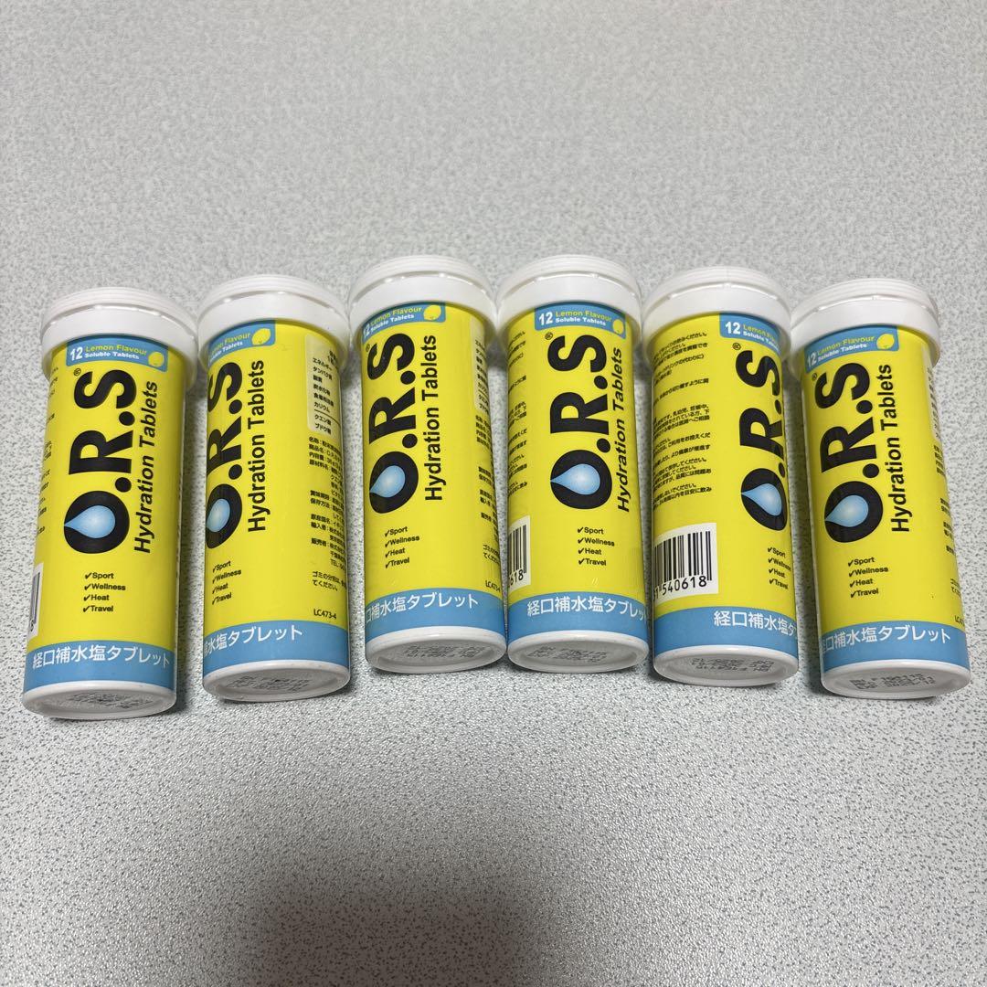O.R.S Hydration Tablets 6本セット