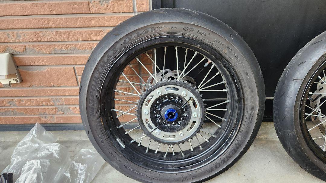 WR250Xノーマル17インチホイール　WR250Rコンバートに