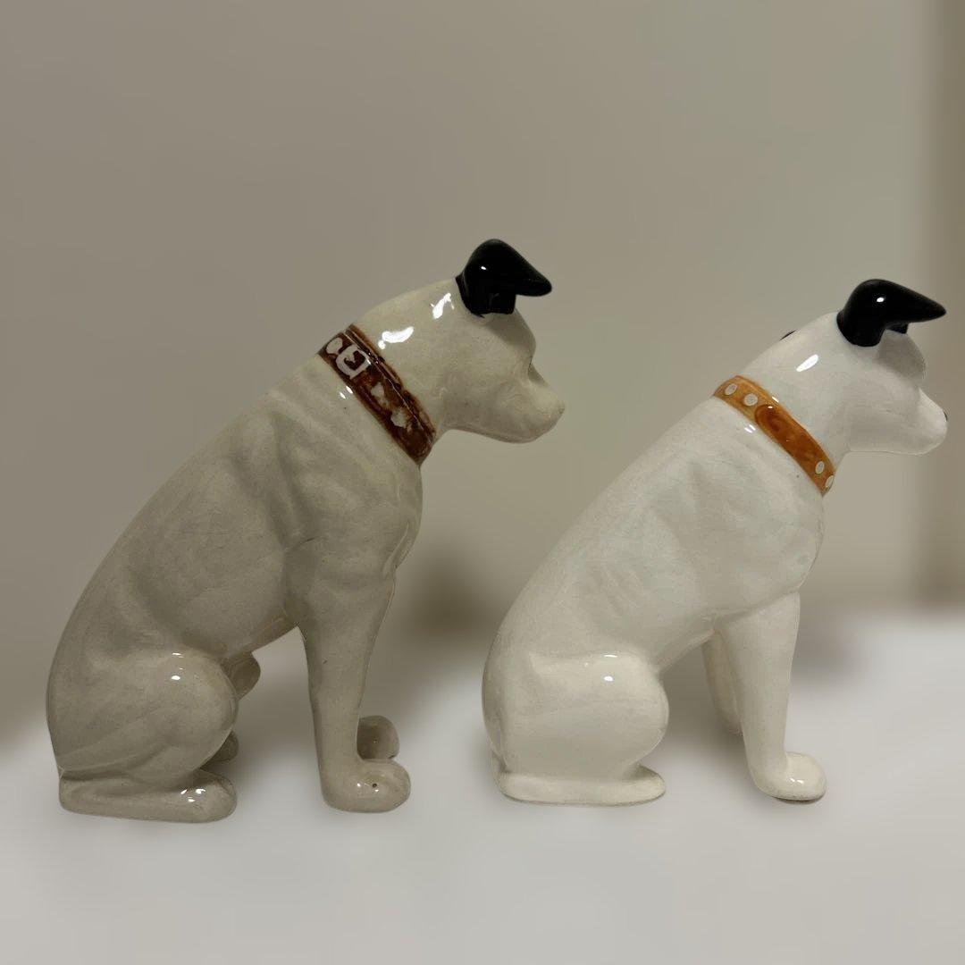 【Victor】 ビクター犬 ニッパー犬 陶器製置物 昭和レトロ 昭和レトロ Victor ビクター犬 ニッパーくん 陶器製 置物 | choice