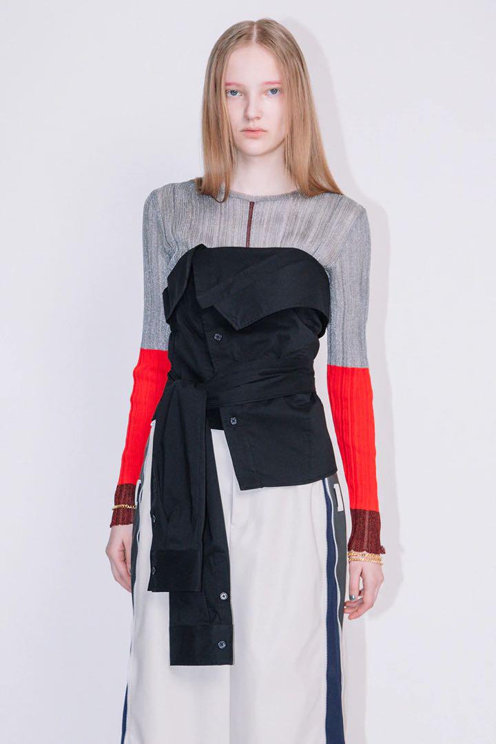 【さをさをさま専用】新品未使用　AULA AILA SHEER RIB KNIT