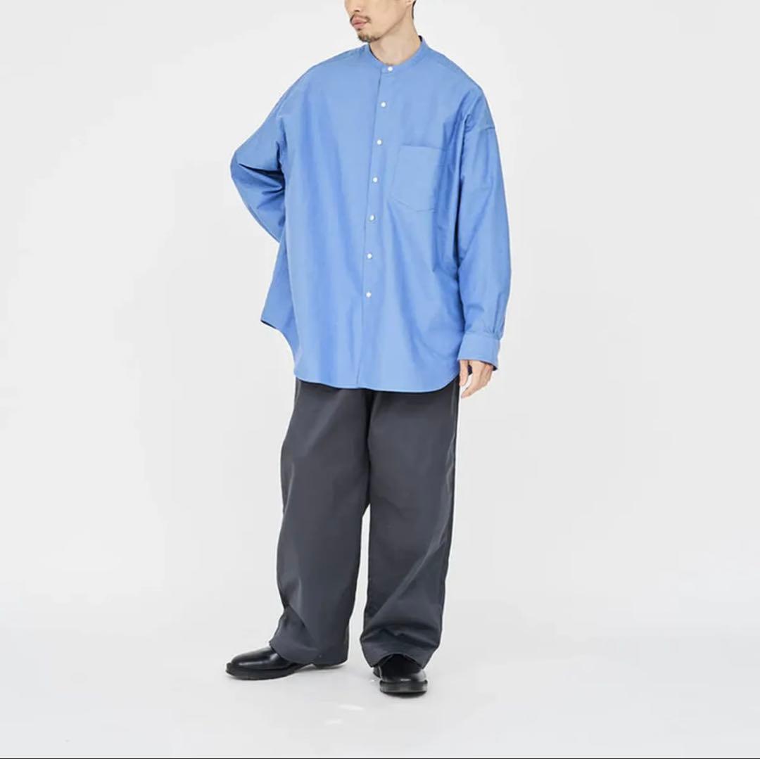 【美品】Graphpaper グラフペーパー　バンドカラーシャツ