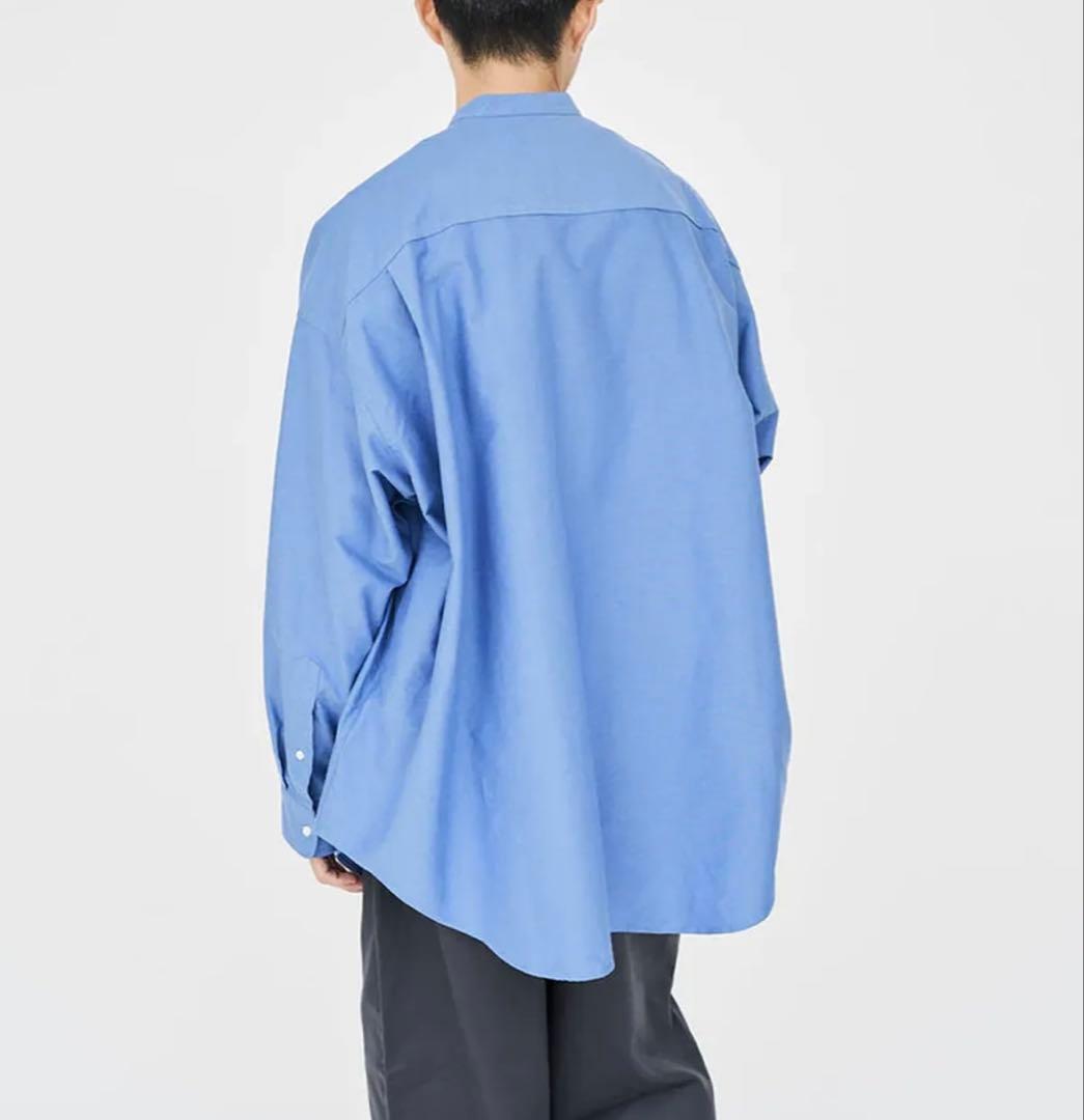 【美品】Graphpaper グラフペーパー　バンドカラーシャツ
