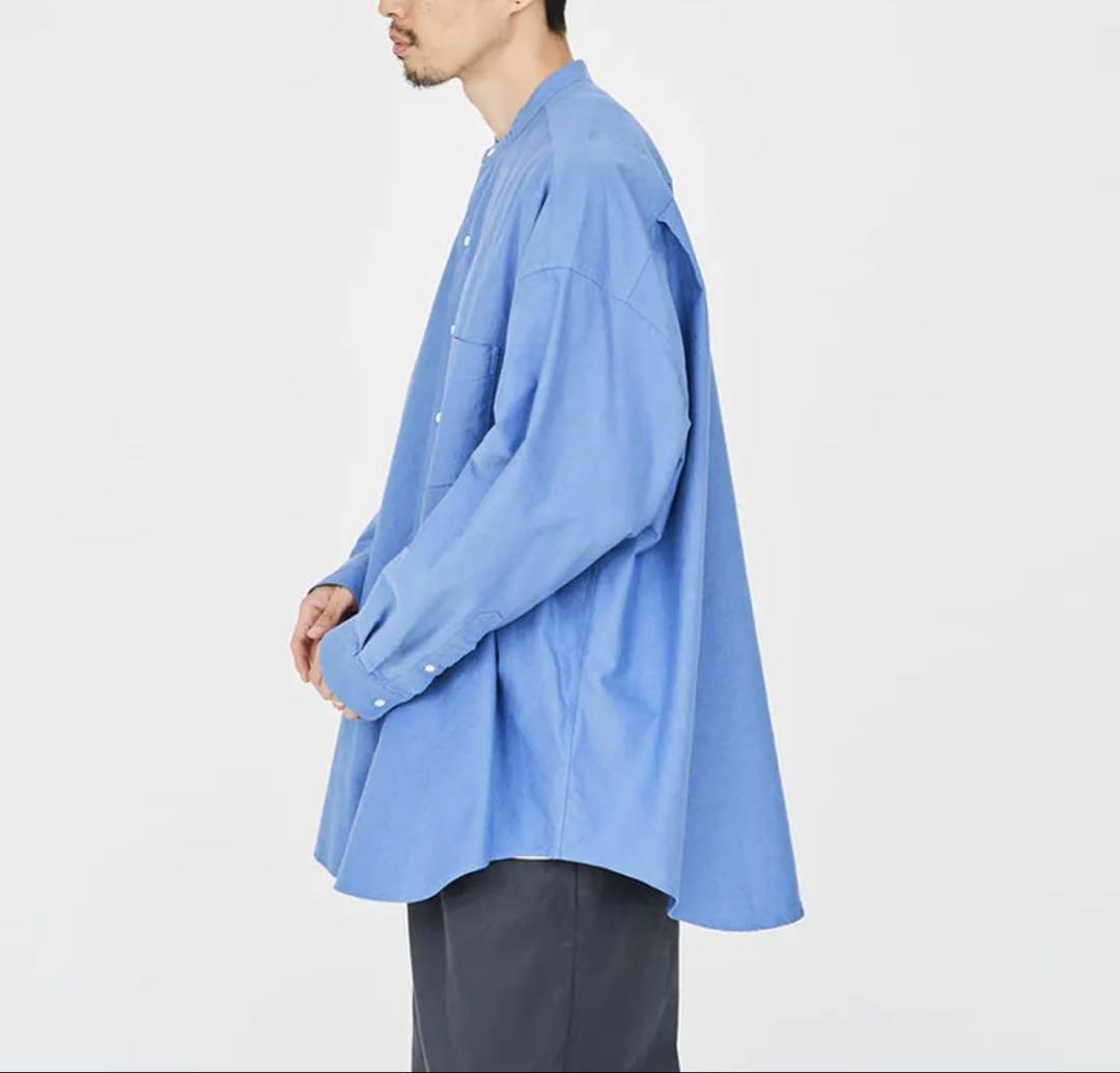 【美品】Graphpaper グラフペーパー　バンドカラーシャツ