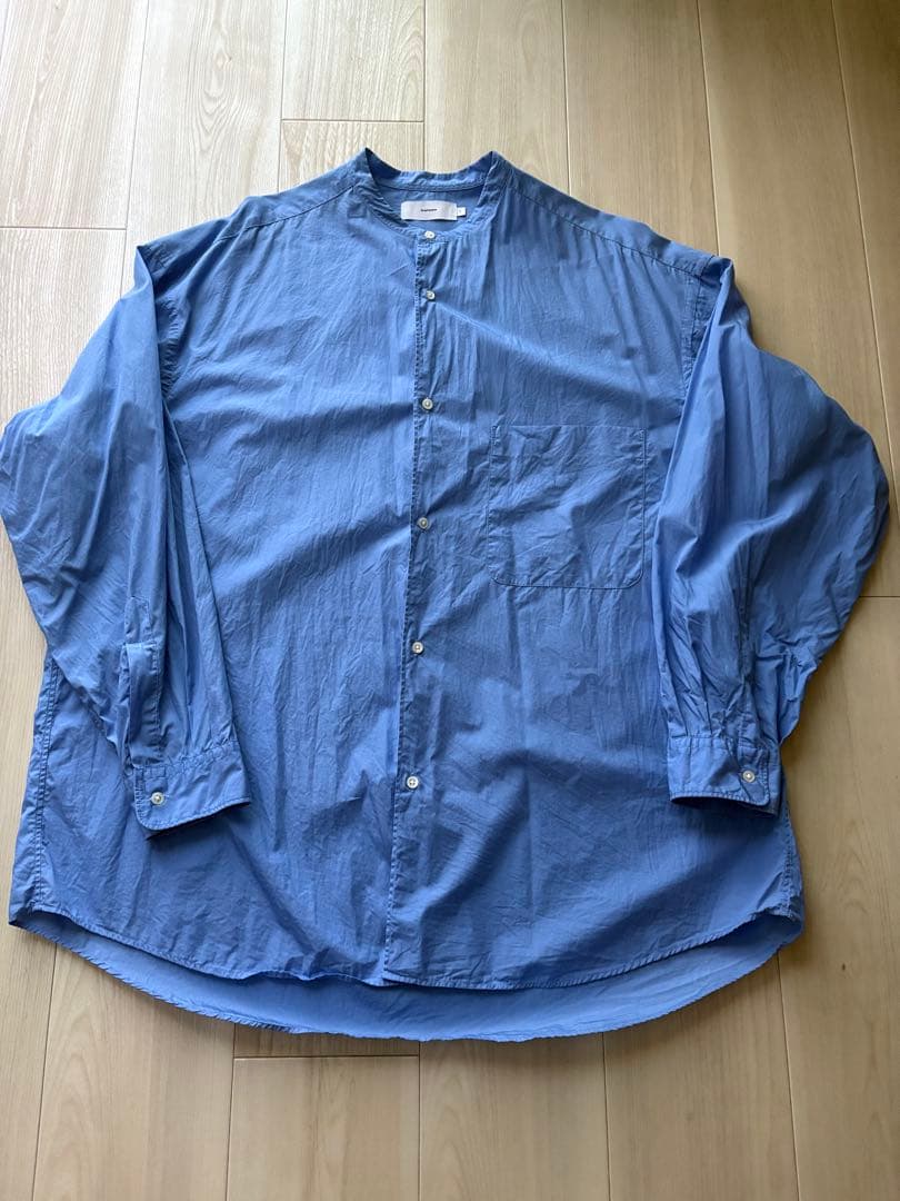 【美品】Graphpaper グラフペーパー　バンドカラーシャツ
