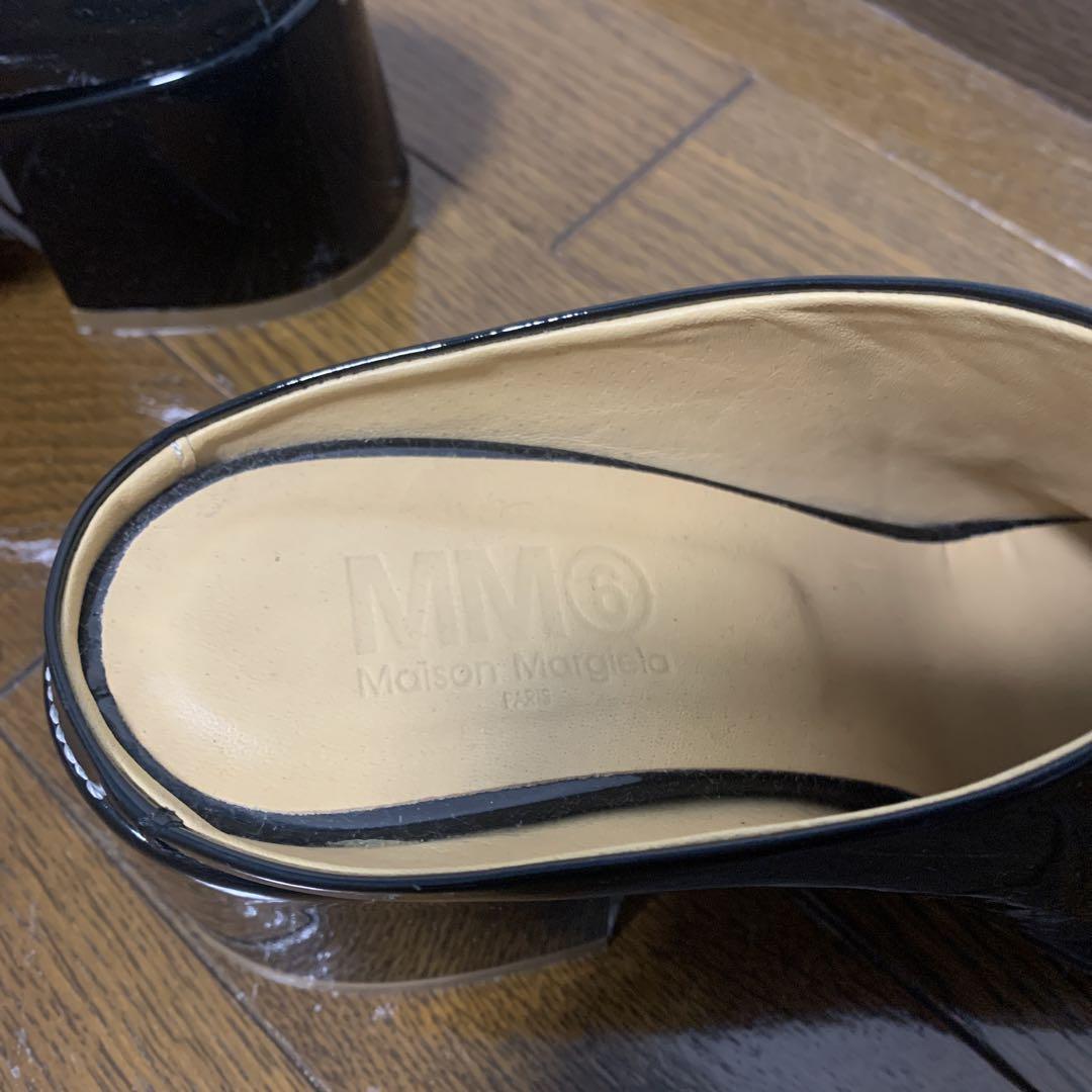 Maison Margiela ブラック オープントゥヒール