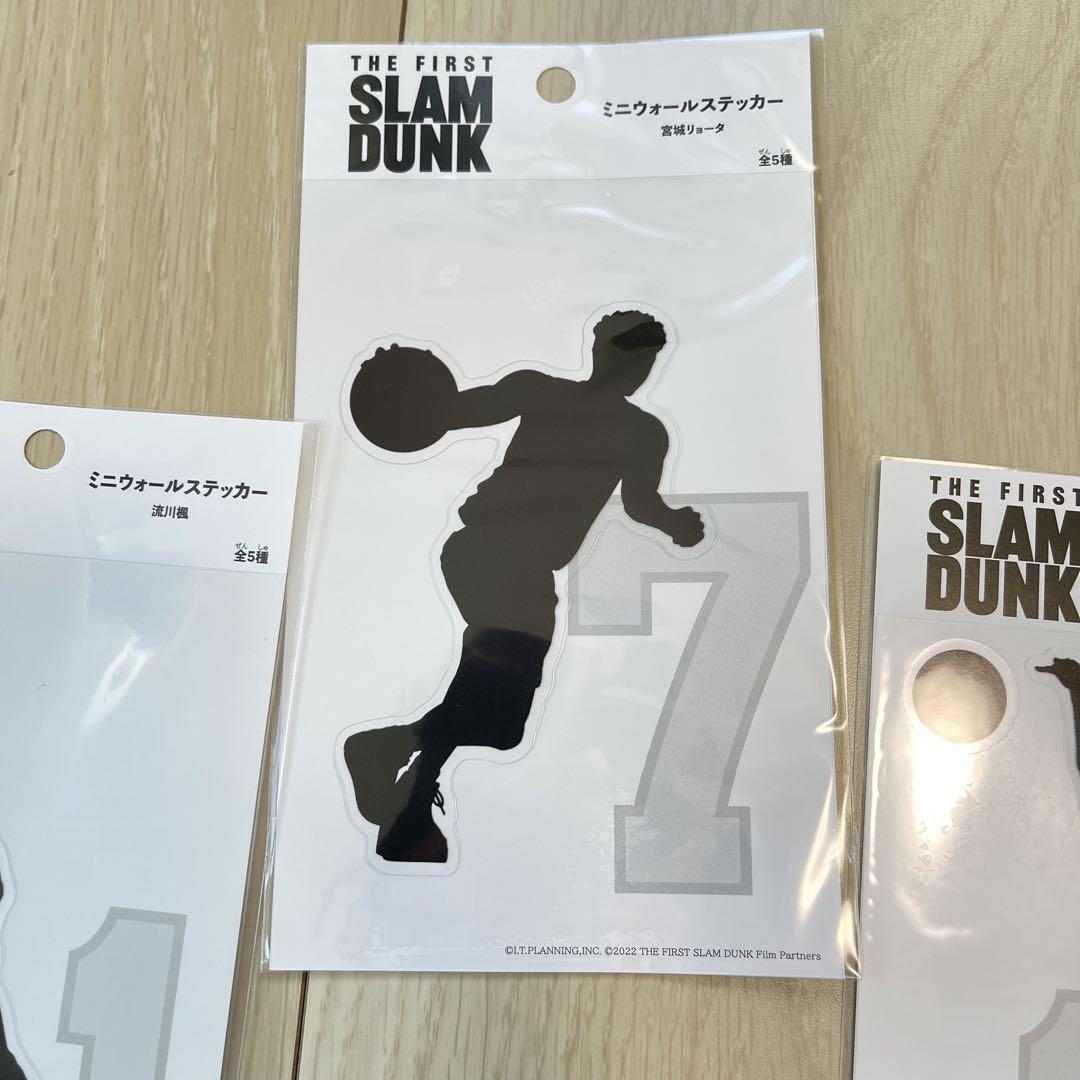 【THE FIRST SLAM DUNK】 ミニウォールステッカー 全5枚セット