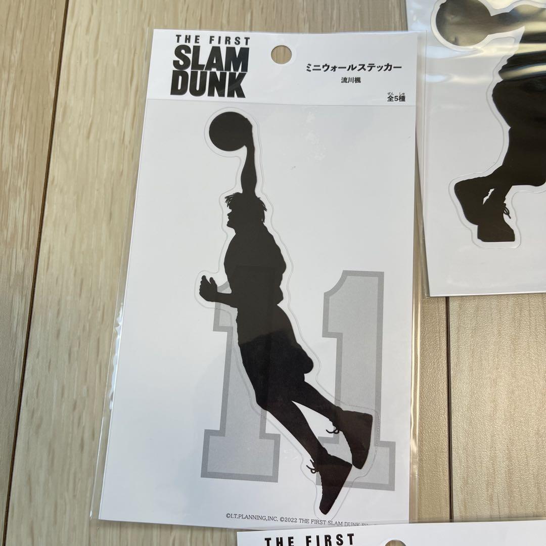 【THE FIRST SLAM DUNK】 ミニウォールステッカー 全5枚セット