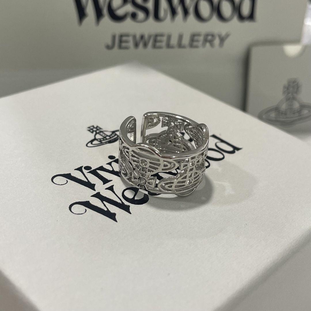 Vivienne Westwood 透かし彫り 指輪 プラネット リング