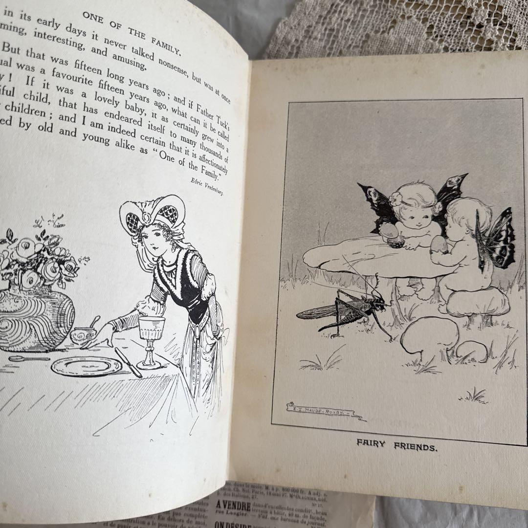 稀少1913年アンティーク児童書イギリス絵本 洋書 古書ジャンク