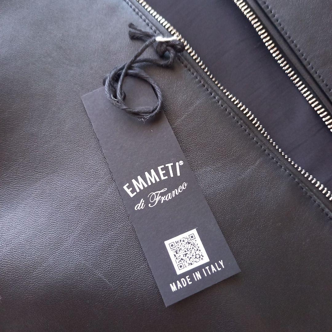 【国内正規品】EMMETT ブラックレザー シングルライダースジャケット