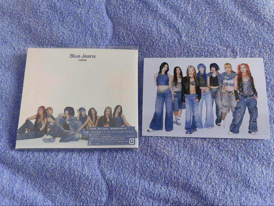 【トレカ全種付】Blue Jeans HANA 初回A 初回B 通常盤 トレカ 3枚 HANA Blue Jeans初回盤 A、B 通常盤 ジス - メルカリ