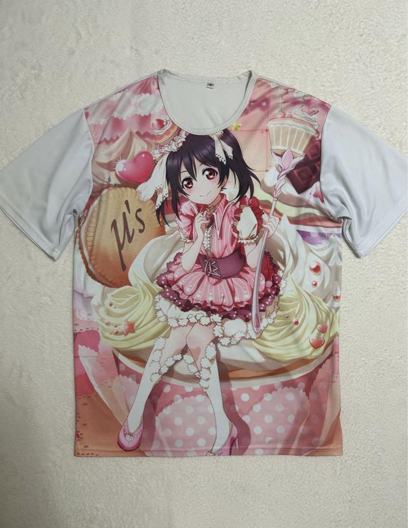 ラブライブ 矢澤にこ シャツ アニメ 美少女 ピンク