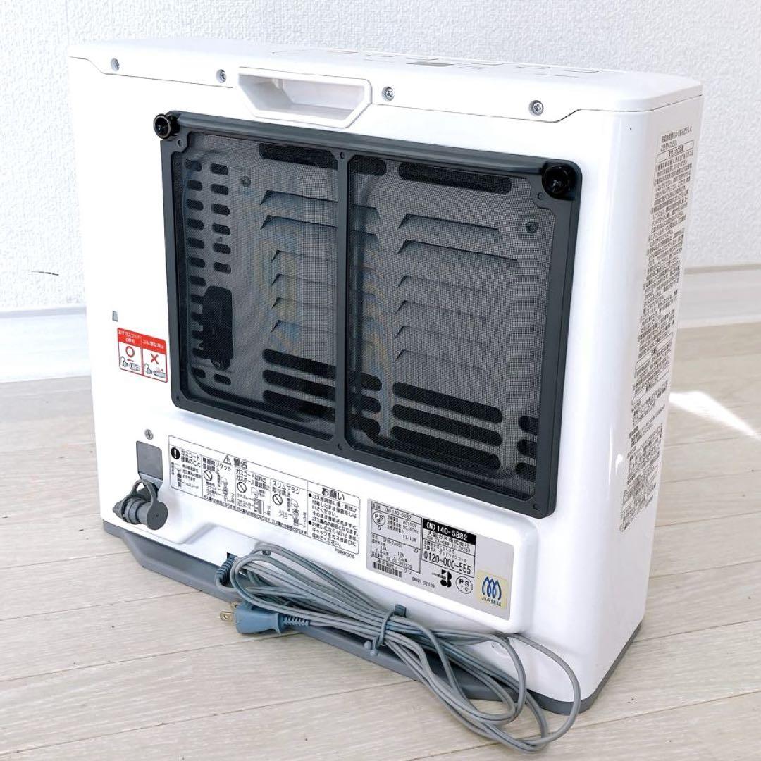 ② ノーリツ ガスファンヒーター 都市ガスGFH-2405S ガスホース 速暖