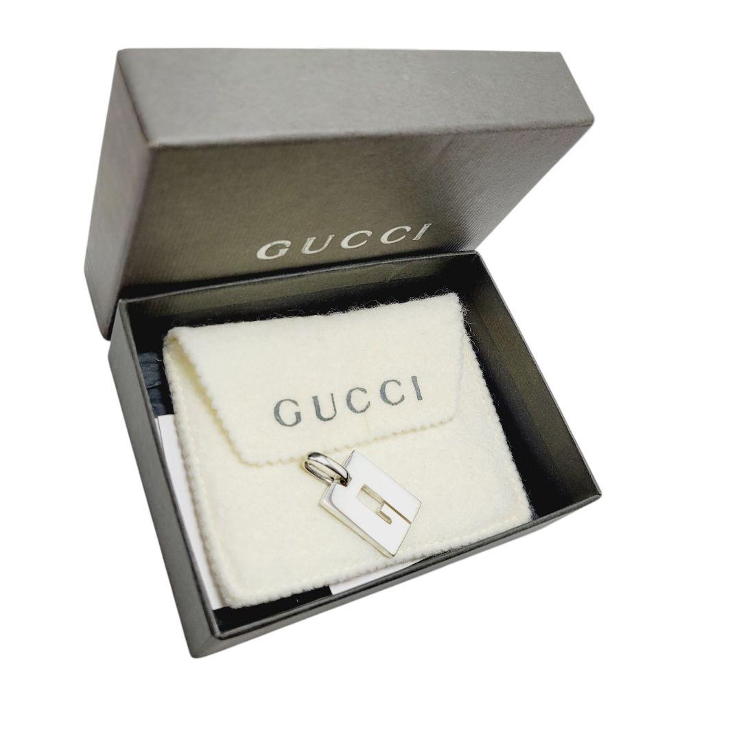 【美品】GUCCI ネックレス トップのみ G スクエア 925