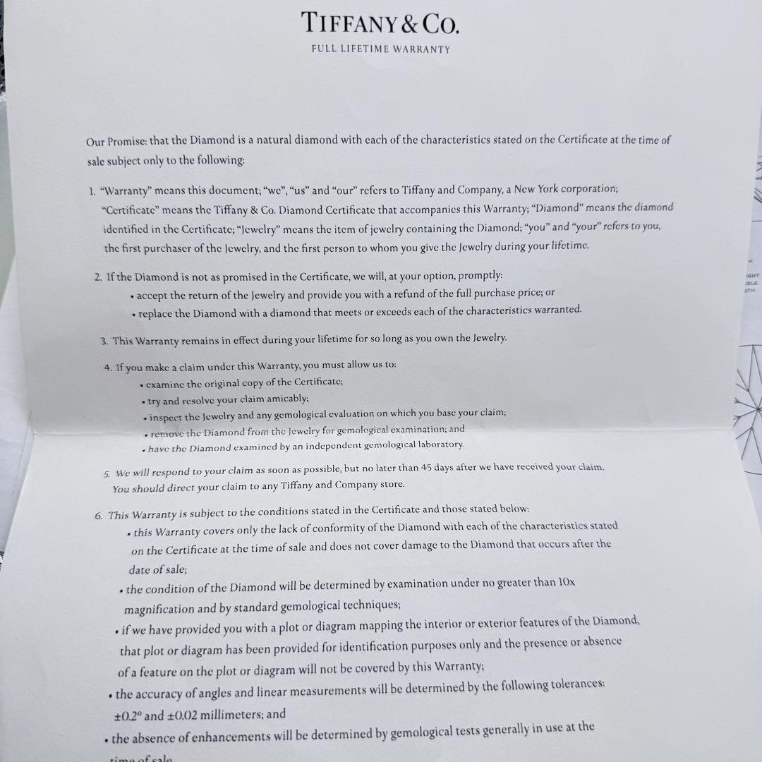 Tiffany & Co. ソリティアネックレス ダイヤ 0.87ct