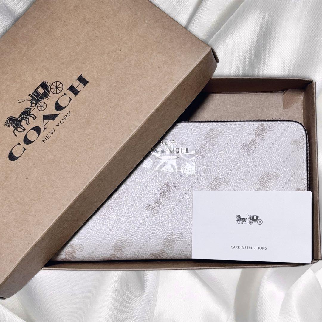 【新品アウトレット】コーチ COACH レディース 財布 ホワイト 白 かわいい