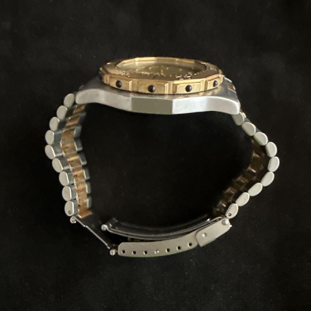 二*じ様 美品保管品935.406TAG Heuer ゴールド/シルバー 電池切