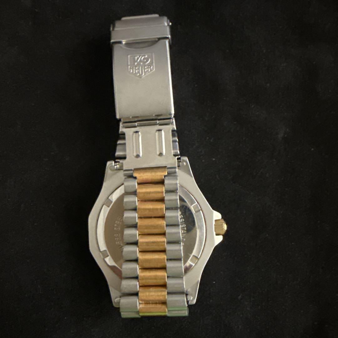 二*じ様 美品保管品935.406TAG Heuer ゴールド/シルバー 電池切