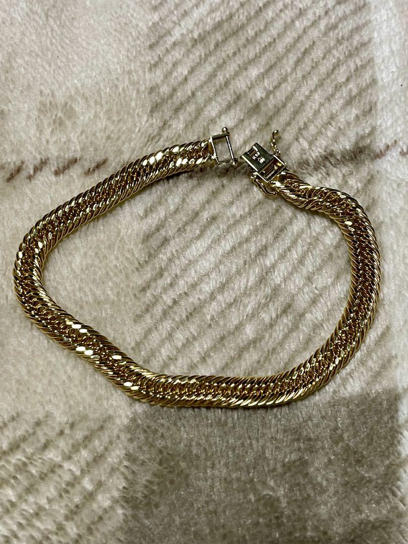 アクセサリー K18 SAUDI GOLD! 8.27g 7.5inches