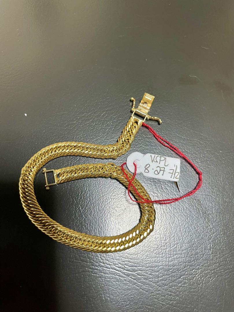 アクセサリー K18 SAUDI GOLD! 8.27g 7.5inches