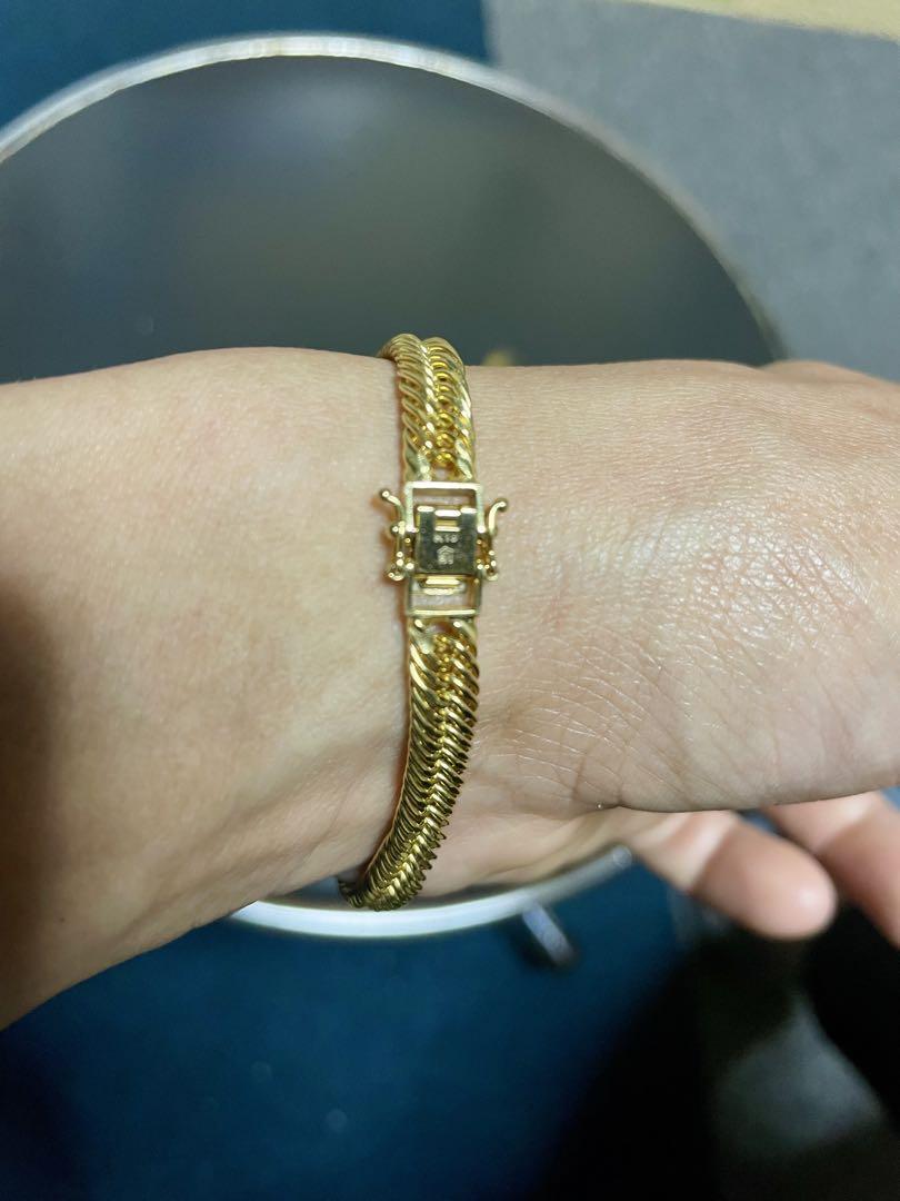 アクセサリー K18 SAUDI GOLD! 8.27g 7.5inches