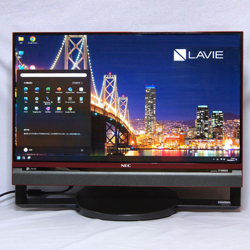 大画面23.8型!NEC 一体型PC LAVIE /テレビ/i7/SSD 画像2