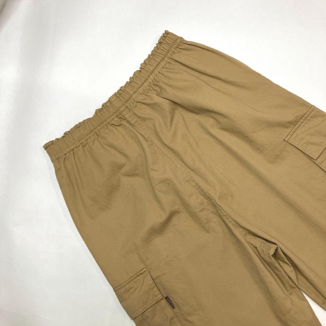 【美品】ピンクハウス ベージュ ワッペン使い カーゴパンツ/2025年 春