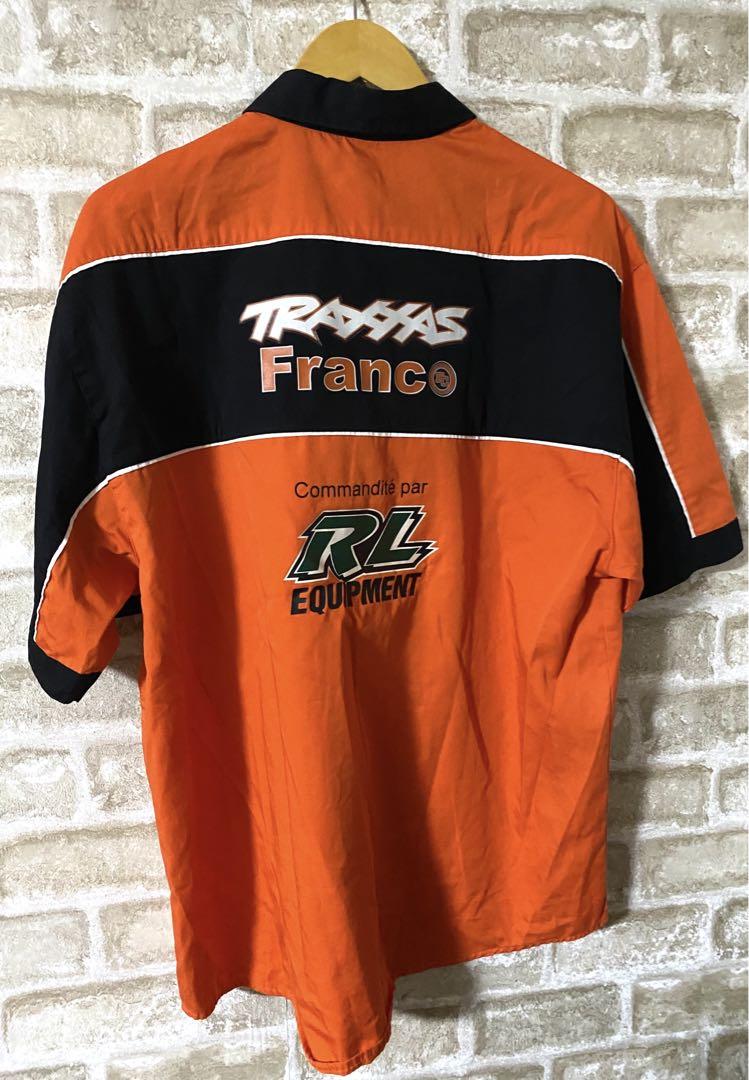TRAXXAS メンズM 半袖シャツ ワークシャツ ラジコン トラクサス TRAXXAS メンズM 半袖シャツ ワークシャツ ラジコン トラクサス