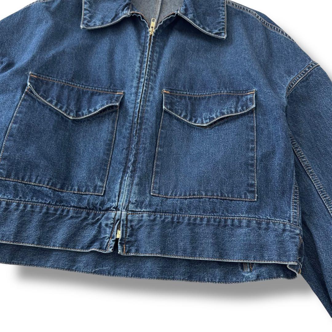 カレンテージ イエナ 23AW デニム ブルゾン 日本製 ネイビー F カレンテージ イエナ 23AW デニム ブルゾン 日本製 ネイビー F