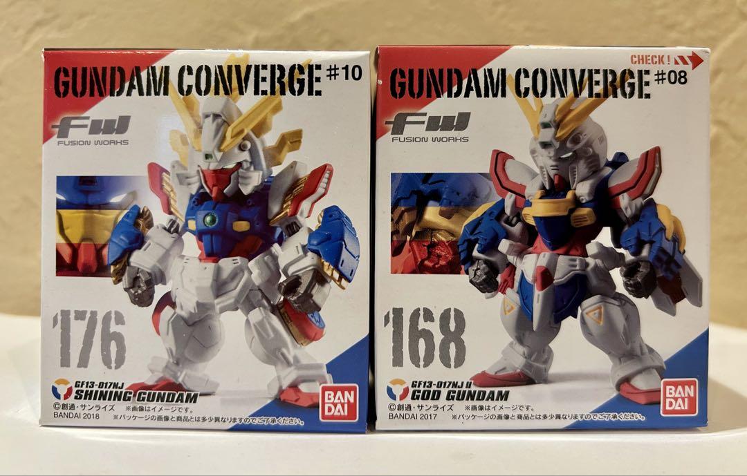 新品ガンダムコンバージ　ゴッドガンダム　シャイニングガンダム　CONVERGE 5,800円