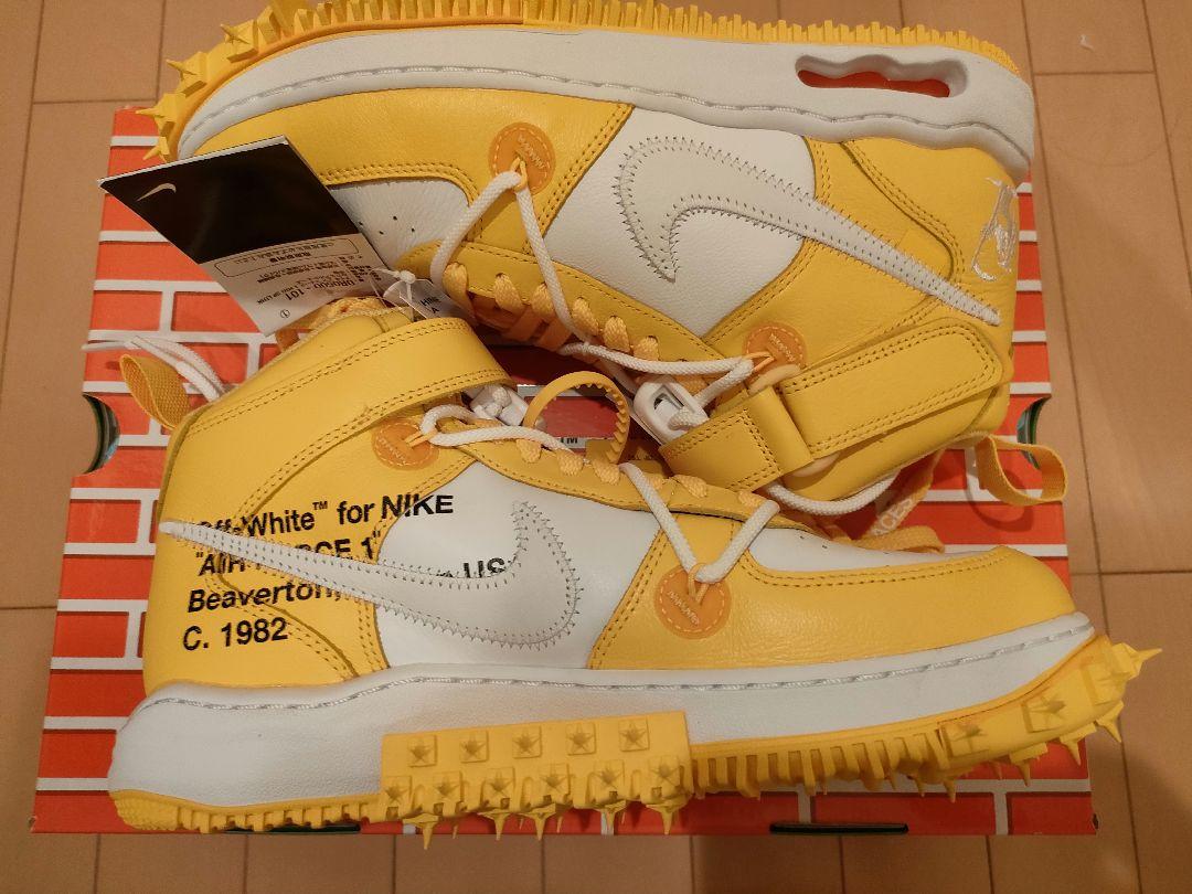 NIKE ナイキ エア フォース 1 MID x オフホワイト 28.0 画像6