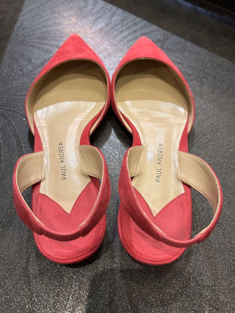 PAUL ANDREWバックストラップパンプス