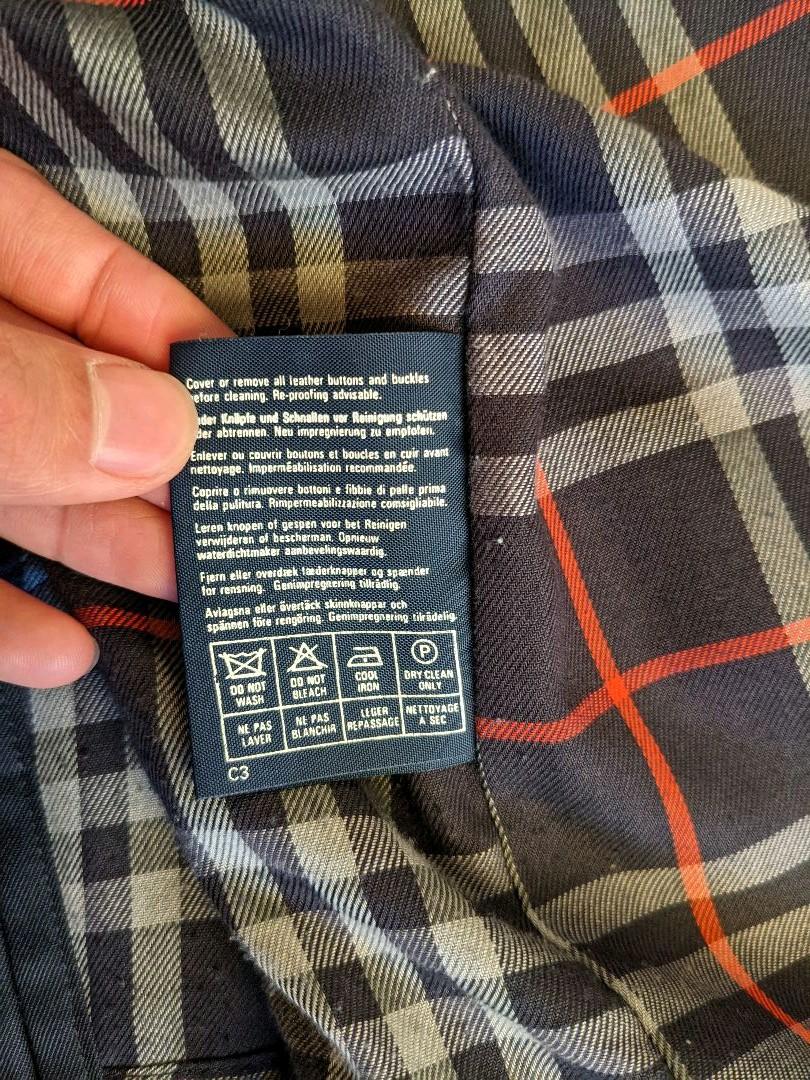 国産特価 Burberry ネイビー AjBUM-m55481189071 ステンカラーコート 定番人気得価