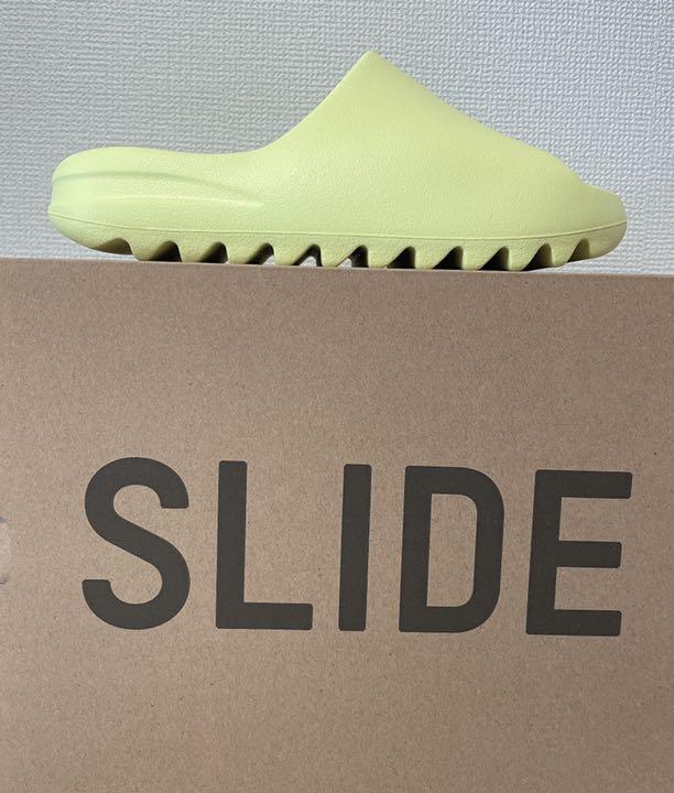 8450円 ショップ YEEZY Slide イージースライド グロウグリーン