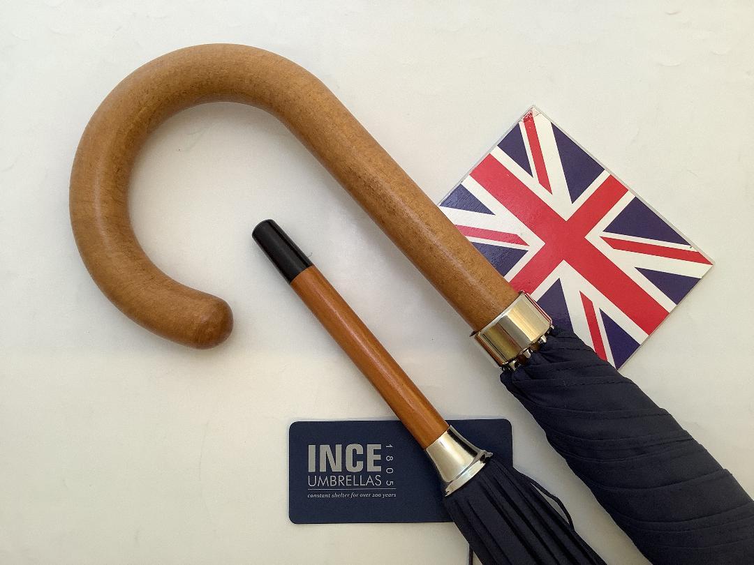 英国製紳士傘 ジェームスインスNYの傘ウッドシャフト&ハンドル