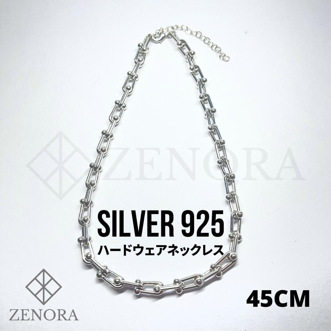 U字フック ハードウェア ネックレス シルバー925 45cm - メルカリ
