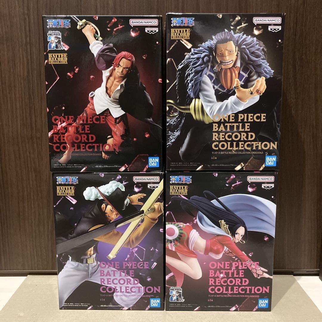 ワンピースフィギュアセット ロー×4体 ゾロ ミホーク シャンクス