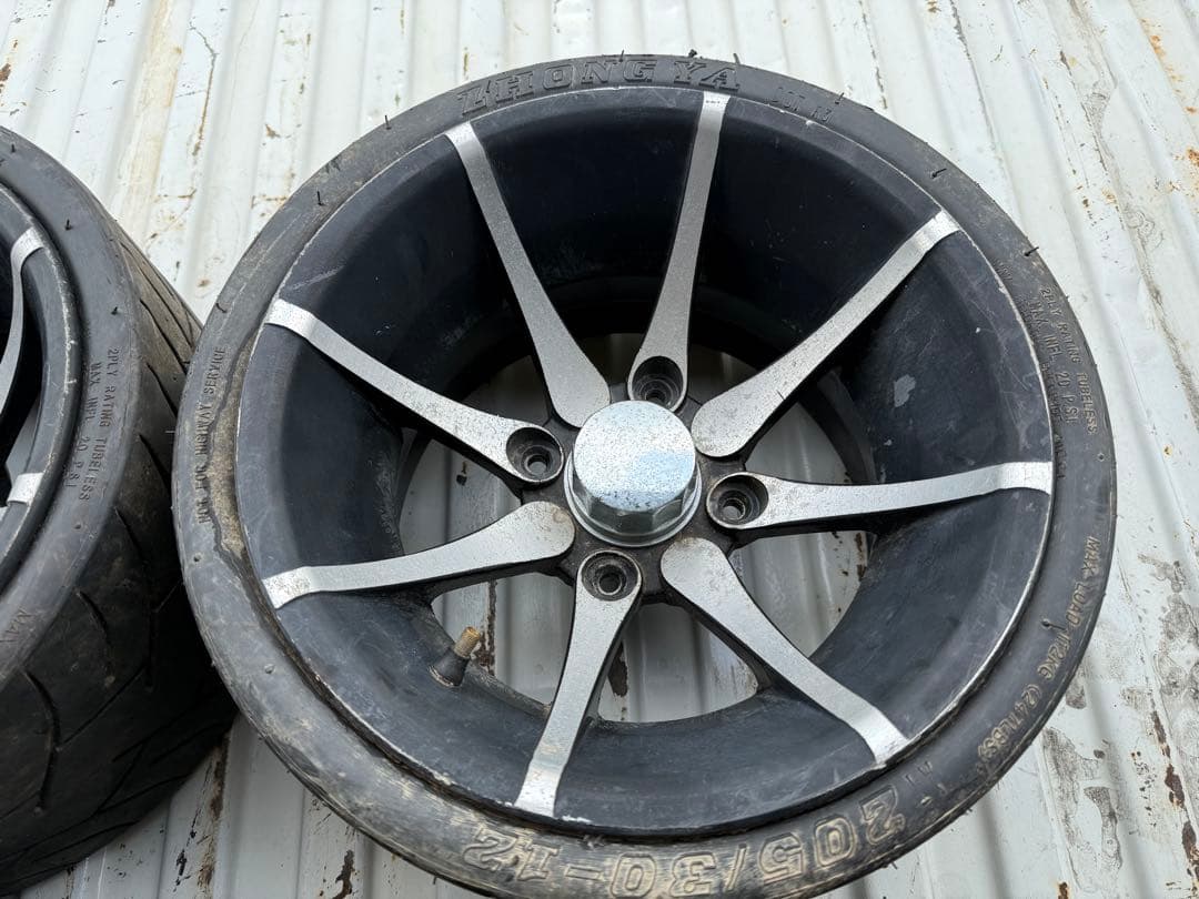 中華バギー　タイヤ　ホイール　4本セット zhongya 205/30-12