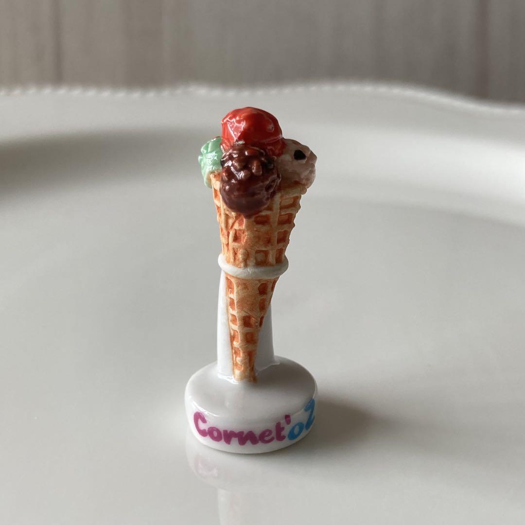アイスクリームのフェーヴ⑥ フランス雑貨 ミニチュア 陶器
