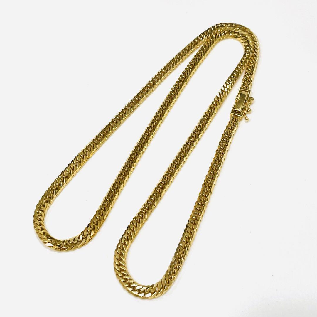 18金 喜平 ネックレス 6面ダブル 19.20g 45cm K18キヘイ