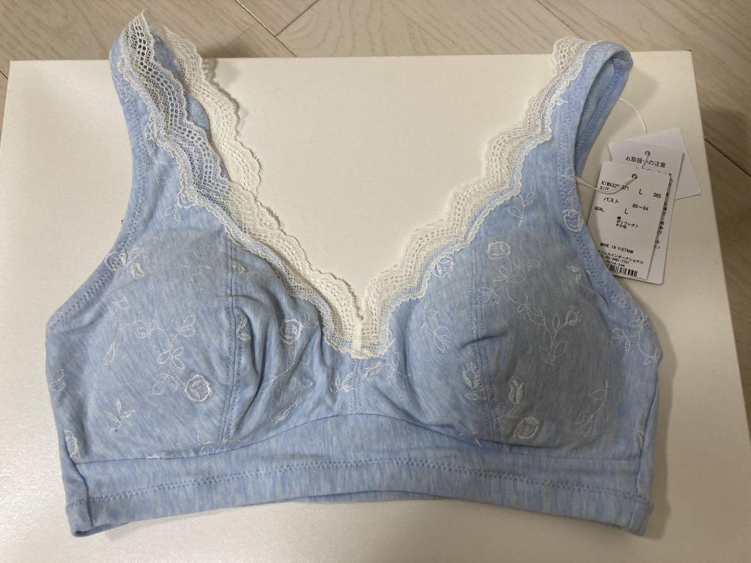 キッドブルー KBエンブレースソフトブラジャー(ノンワイヤー)サックス
