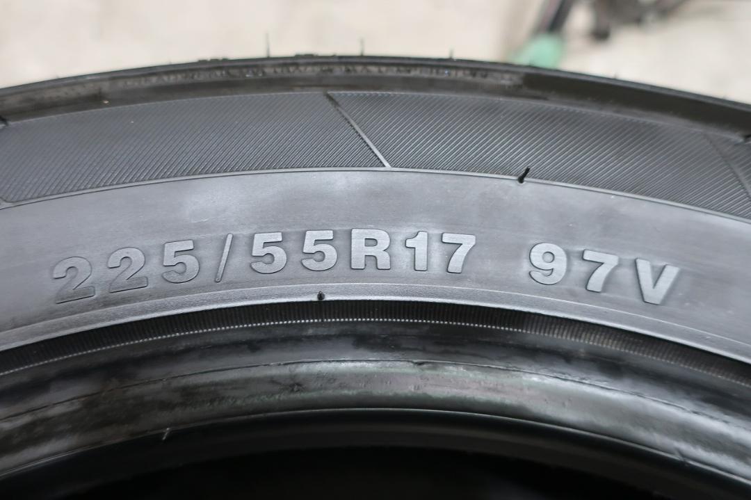 2023年　ミレバー　ハーモニック　MP270　225/55R17　バリ溝　4本
