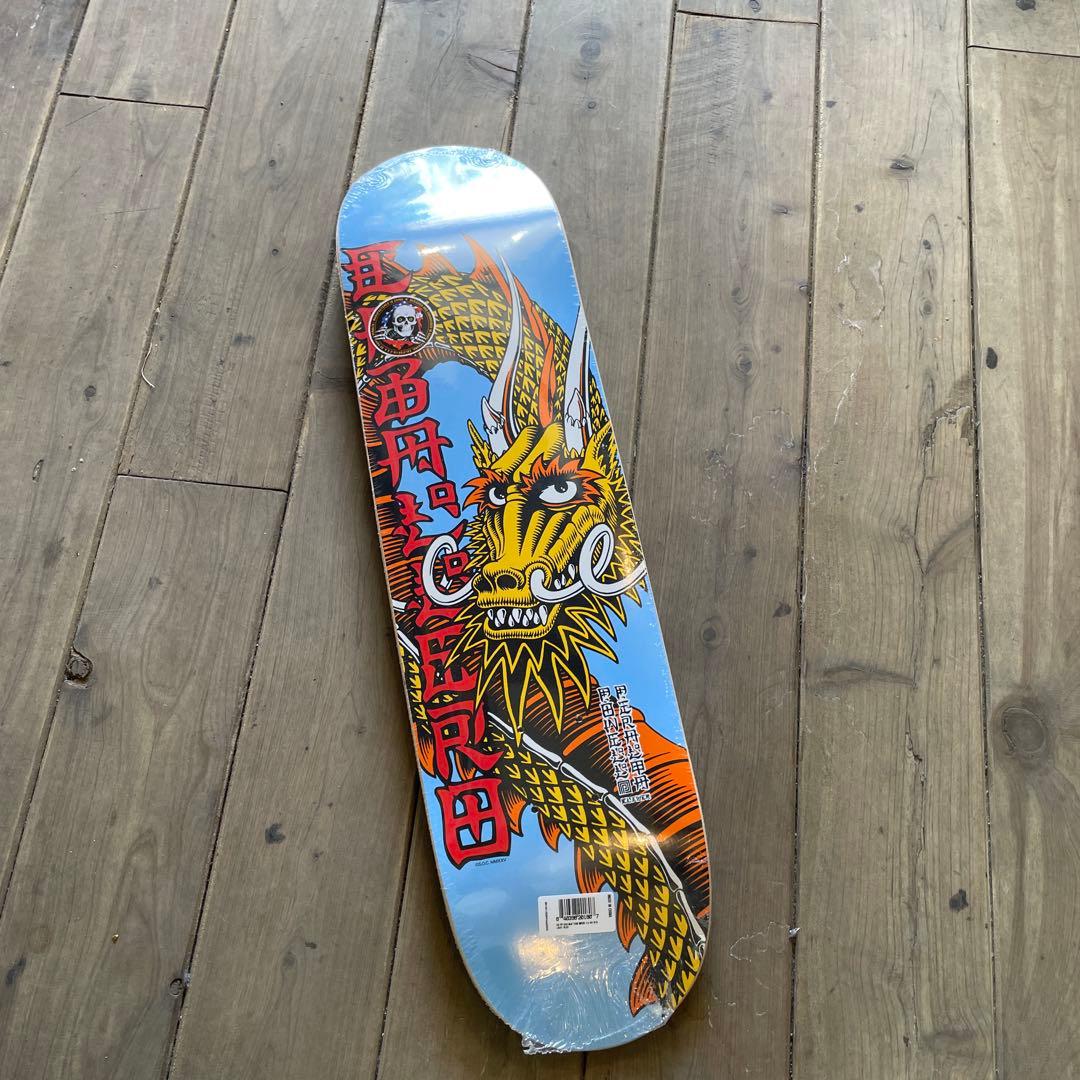 ドラゴンデザイン スケートボードデッキパウエル　7.5