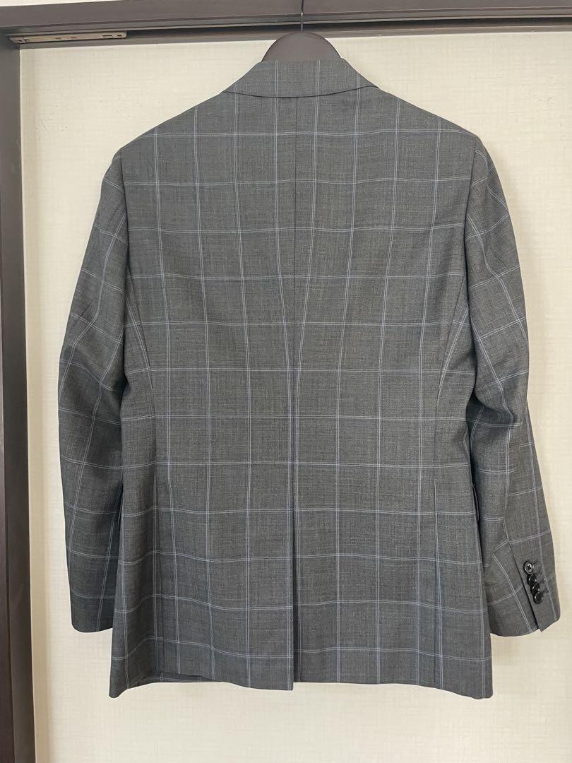 スーツカンパニー　メンズ　スーツ　上下　170cm-6Drop グレー　極美品