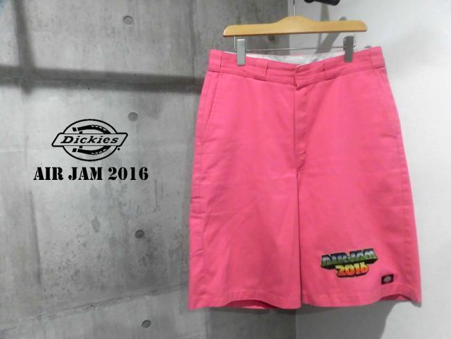 Dickies AIR JAM 2016 ワークショーツ カーキ ハーフパンツ